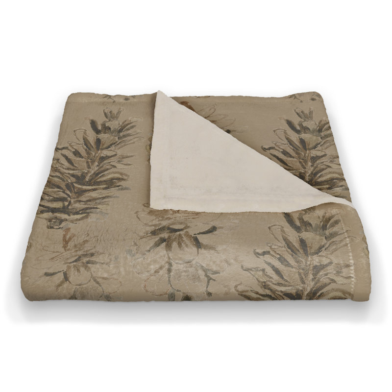 Hand Woven Throw Blanket, Brown