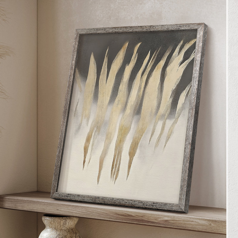 Impression encadrée FLORAL Series DCLXV - bois massif, H 30 po x l 24 po