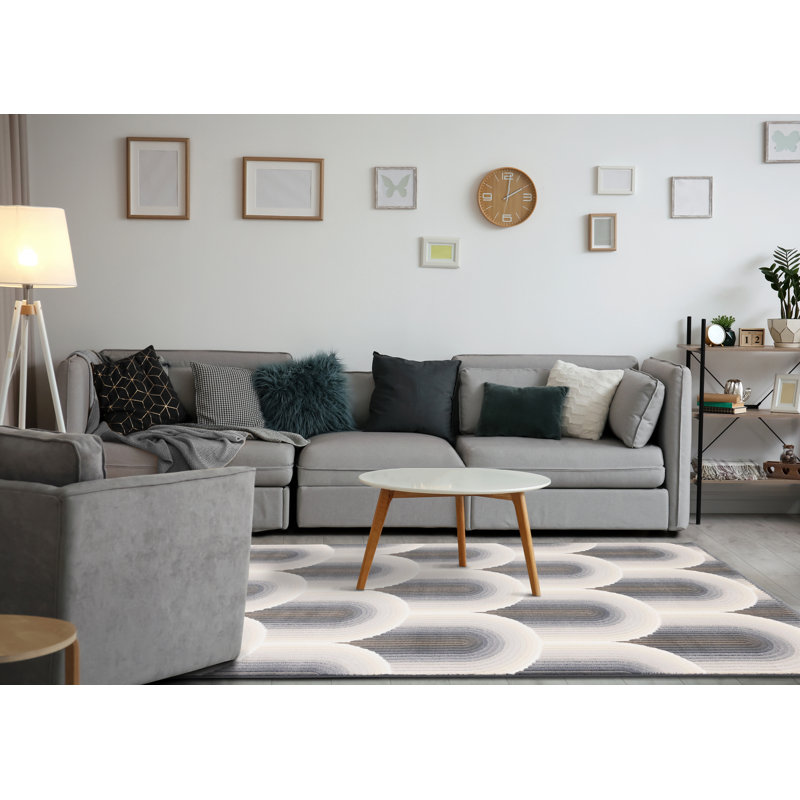 Tapis à poils longs Solara, Rectangle 5 pi 3 po x 7 pi 7 po