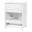 Meuble-lavabo de 24 po avec lavabo en céramique, structure en bois massif, portes à fermeture douce et design rétro pour un rangement élégant-472968682-472968683