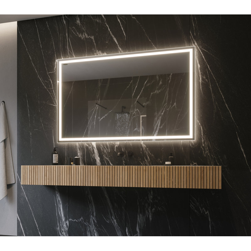 Miroir de salle de bain Harmony, H 36 po x l 55 po, 6 000 K