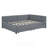 Upholstered Daybed with 2 Storage Drawers, Twin Size Sofa Bed Frame, No Box Spring Needed, Linen Fabric-1486422511