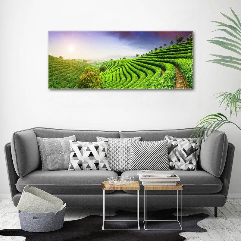 Tea Plantation - No Frame Print on Canvas
