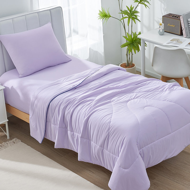 Nylon Knitted Fitted Sheet, Purple