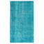 Tapis turquoise à transition de couleur 4 pi 5 po x 7 pi 10 po