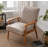Beachwood Upholstered Armchair-297072041