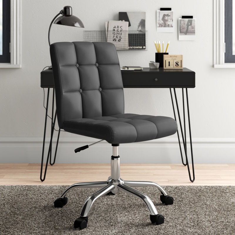 Chaise de travail Cheesman, Noir