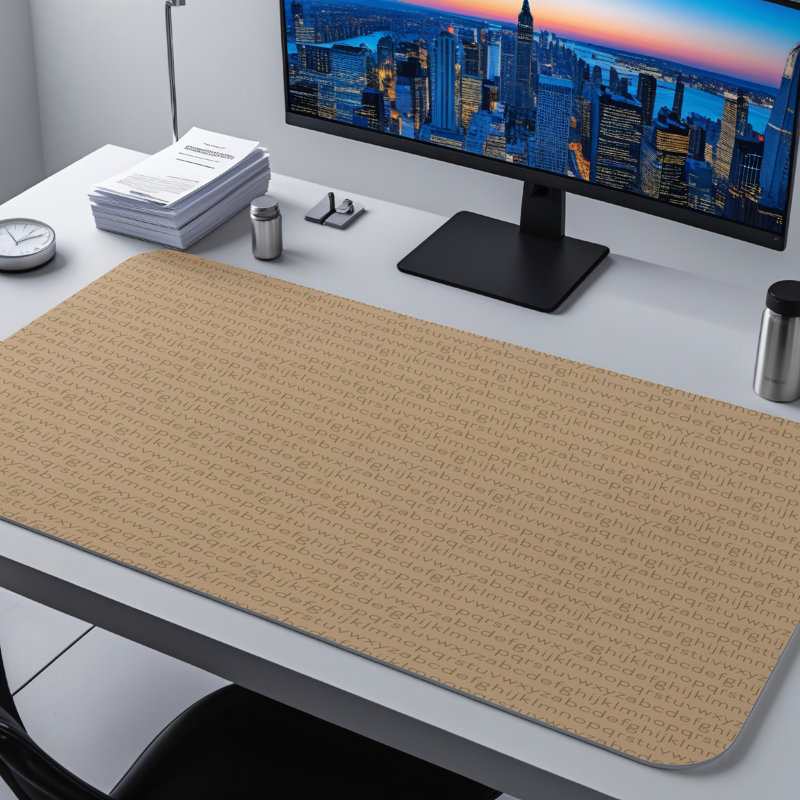Polyester Desk Pad, 23.6x13.8