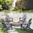 Azur Foldable Outdoor Adirondack Chair-1156446345