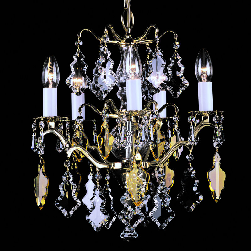 Weatherford 5 - Light Candle Style Chandelier