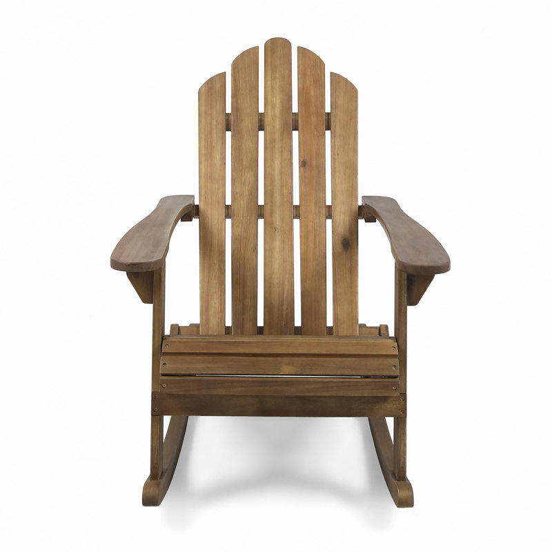 Chaise berçante Hollywood Adirondack, Marron foncé