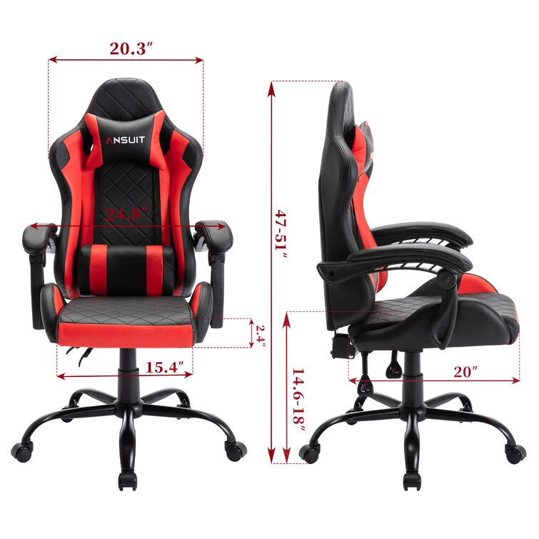 Racing Style Ergonomic Gaming Chair by Alera® ALEGM4146