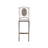 Bormio Lark Manor Bar Set with Iron Frame and Metal Outer Material