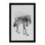 Wolf In The Woods II In B&W by Andreas Lie - Floater Frame Painting on Canvas-1435636713-1435636694