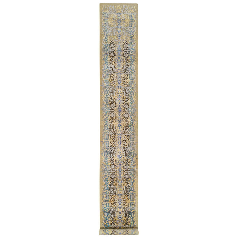 Sumya One-of-a-Kind 2'6" X 18' New Age Runner Area Rug in