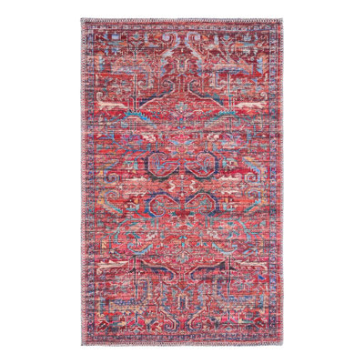 Haglund Washable Geometric Indoor Rug
