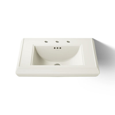 Memoirs® Rectangular Pedestal Bathroom Sink with Overflow