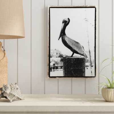 Pelican Perch by Laura DeNardo - Print on Canvas