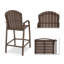 Tabouret de bar d'extérieur 48 po Koua
