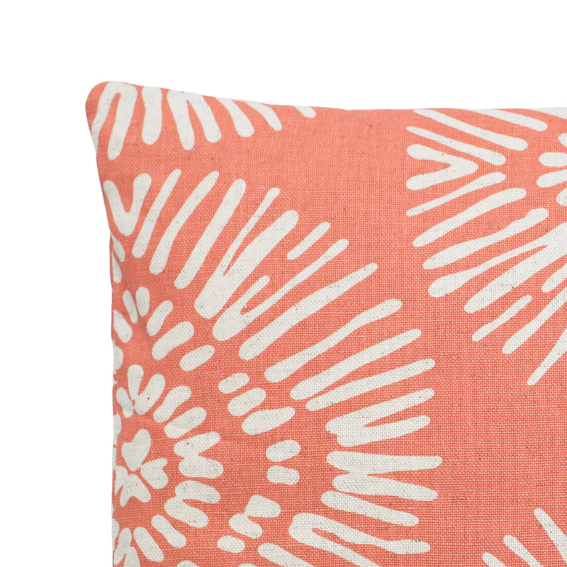  Housse de coussin rectangulaire et insert, H 12 po x l 18 po, Rose