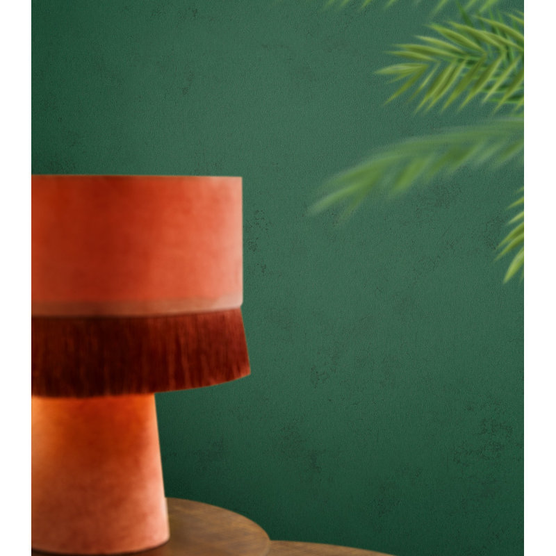 Energy Collection Arid Concrete Effect Wallpaper Roll, Green