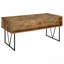 Bureau d'écriture Rustic Nutmeg, 4 tiroirs-450047455