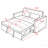 54.33 Inch Versatile Foldable Sofa Bed-123054101