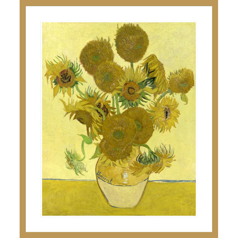 Tournesols par Vincent van Gogh, H 40,24 po x l 33,5 po