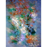 Abstract Composition 1008 Framed Print Canvas