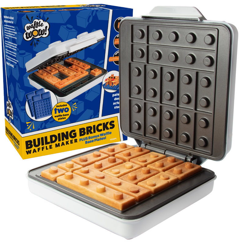 Nonstick Building Brick Electric Waffle Maker