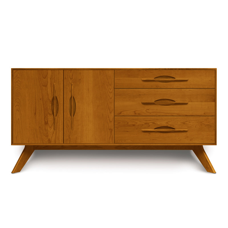Audrey 66.13'' W Solid Wood Sideboard, Autumn Cherry