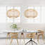 Luminaire suspendu beige à 1 lumière Achaz-1969585386