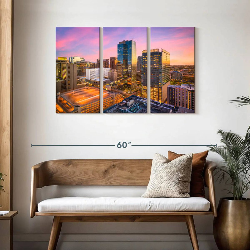 Nicci Phoenix Cityscape, 28" H x 45" W