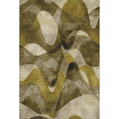 Nolah Area Rug with Non-Slip Backing