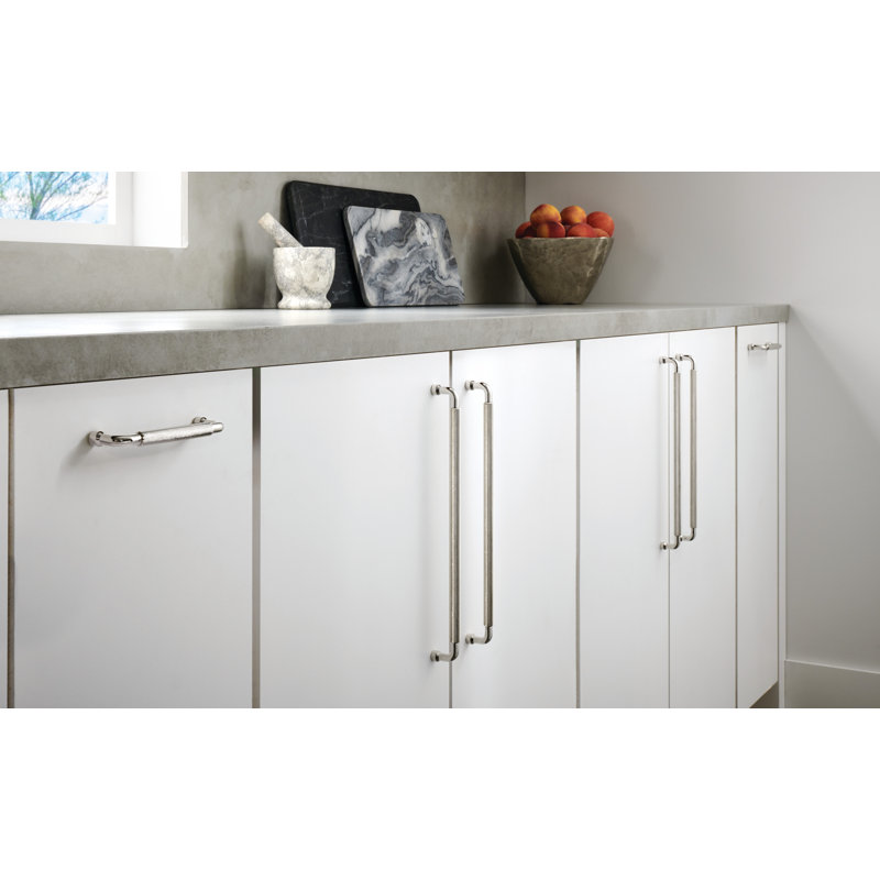 Garrison Round Knob, Brushed Satin Nickel, 1 1/4" Knob Diameter