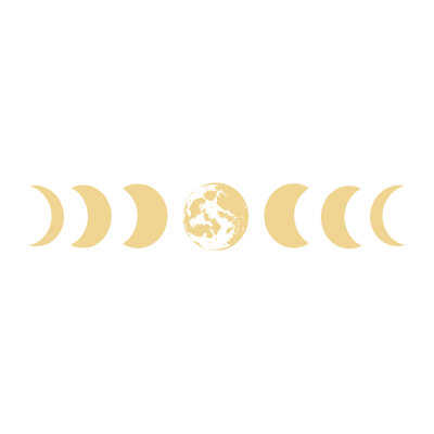 Décalcomanie murale phases de lune