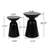 Modern Outdoor Side Table - Metal, Flared Design, End Iron, Sleek &-612538670