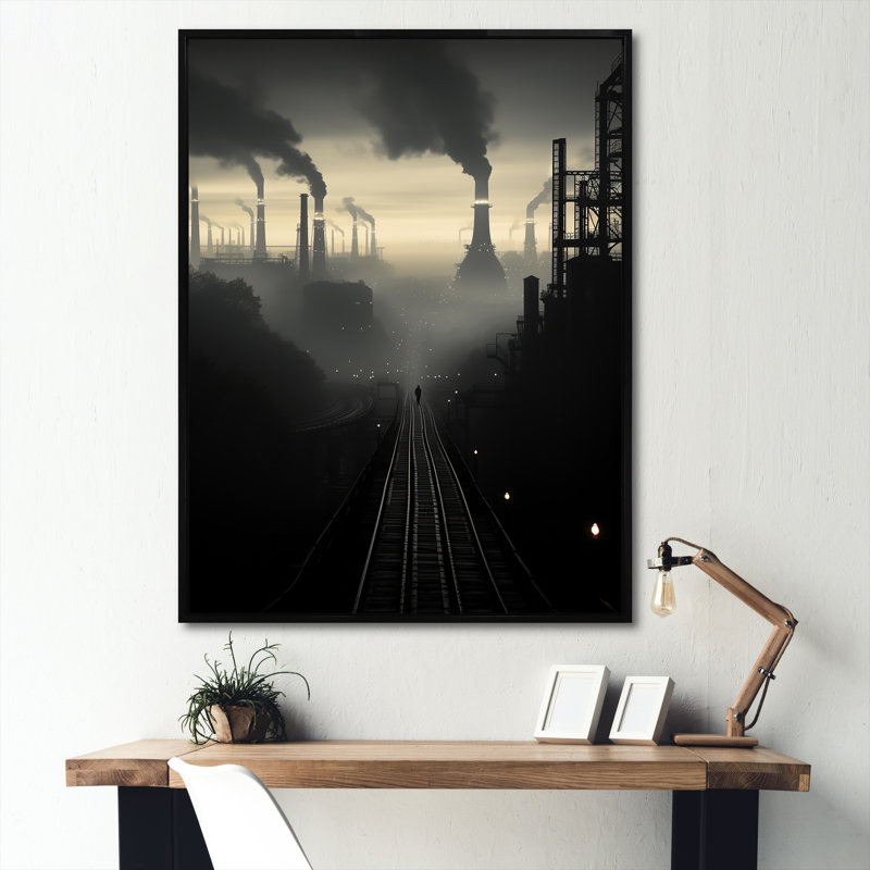 Impression sur toile, impression sur toile, H 32 po x l 24 po x P 1 po, Cadre flottant noir