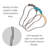 Stainless Steel Rust Resistant Shower Curtain Hook-64465743