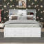 King Size Platform Bed Featuring A Headboard With Storage And An 8-Drawer Setup-874698046-874698044