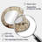 Fioranna Grey Rhythms champagne I - Champagne Irregular Shape Mirror, Grey Asymmetrical Unique Wall Mirror, Printed Metal Art-359403035