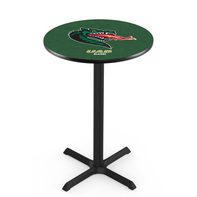 NCAA Round Metal Base Dining Table