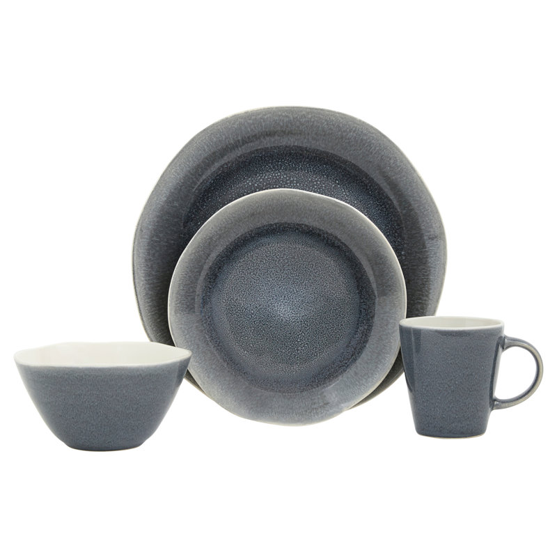 Service de table 16 pièces Este Gray, Gris