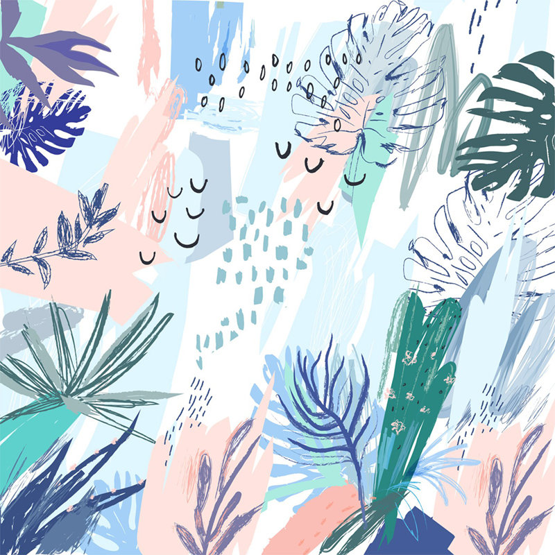 Marlinton 2.5m x 2.5m Matte Mural, 250 x 250cm