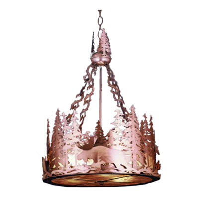 Moose At Dusk 12 - Light Chandelier