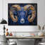 Blanc bleu astrologie cosmique rêveur bélier - astronomie bélier, art mural-1626404322-1856045031