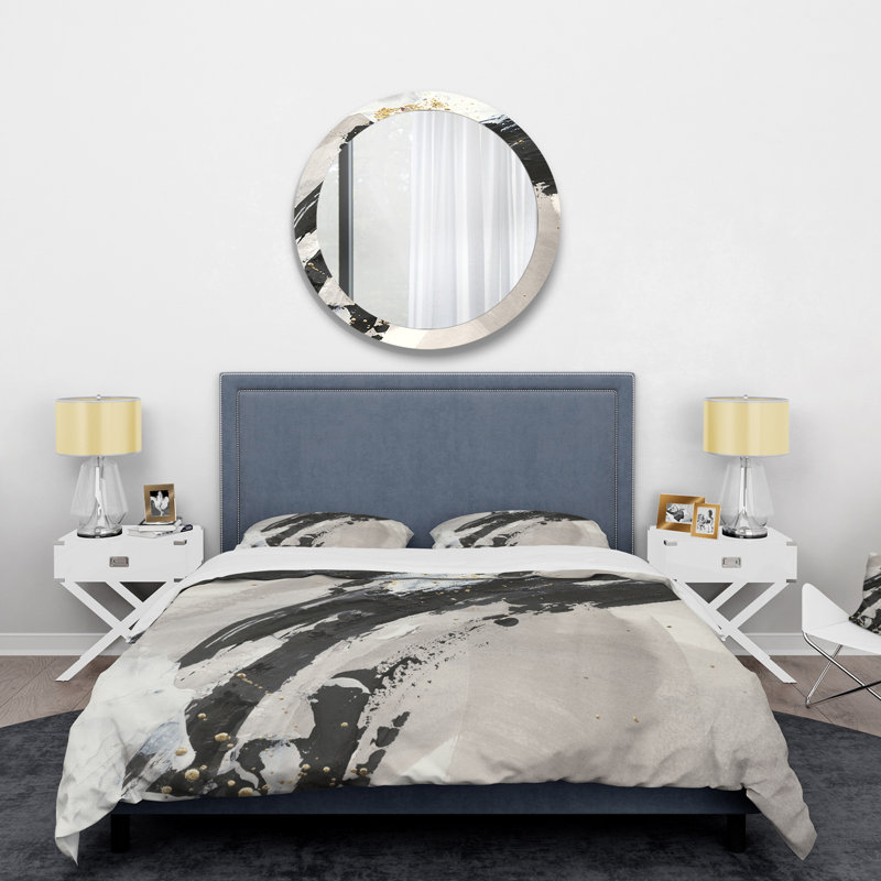 Glam Painted Arcs IV - Ensemble de housse de couette transitionnel - Microfibre de polyester