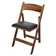 Oak Wood Padded Folding Chair