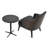 Saphire Vegan Leather Armchair