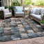 Tapis taupe Xhevrie intérieur / extérieur lavable à la machine-873092477